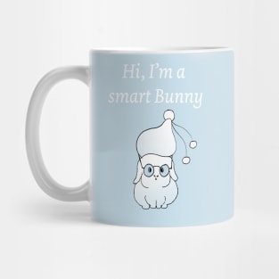 Smart Bunny with Glasses Mug